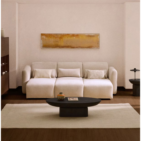 Диван 3-местный La Forma Lares S81931LB12 Бежевый 255 см-1