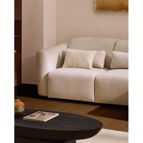 Диван 3-местный La Forma Lares S81931LB12 Бежевый 255 см-2