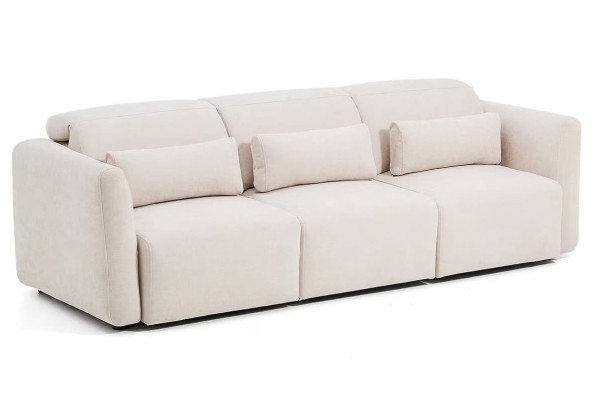 Диван 3-местный La Forma Lares S81931LB12 Бежевый 255 см-6