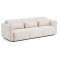 Диван 3-местный La Forma Lares S81931LB12 Бежевый 255 см-6-thumb