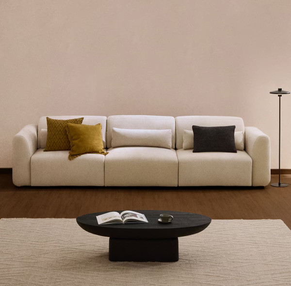 Диван 5-местный La Forma Lares S81971LB12 Бежевый 335 см-0