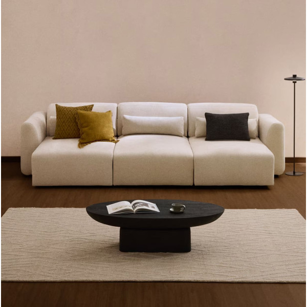 Диван 5-местный La Forma Lares S81971LB12 Бежевый 335 см-1