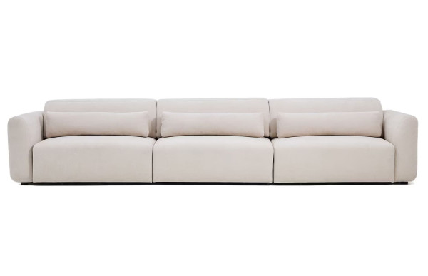 Диван 6-местный La Forma Lares S81972LB12 Бежевый 410 см-5