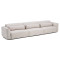 Диван 6-местный La Forma Lares S81972LB12 Бежевый 410 см-6-thumb