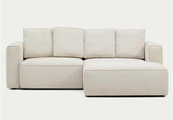 Кутовий диван розкладний 3-місний La Forma Marela S85340BK12 Бежевий 236 см-3