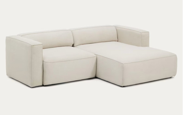 Кутовий диван розкладний 3-місний La Forma Marela S85340BK12 Бежевий 236 см-5