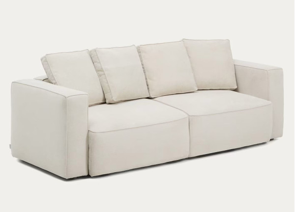 Диван розкладний 3-місний La Forma Marela S85330BK12 Бежевий 236 см-5