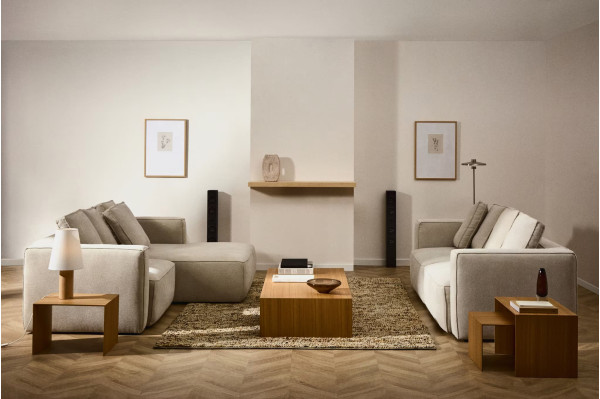 Диван розкладний 3-місний La Forma Marela S85330BK12 Бежевий 236 см-3