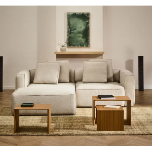 Угловой диван раскладной 3-местный La Forma Marela S85341BK12 Бежевый 236 см