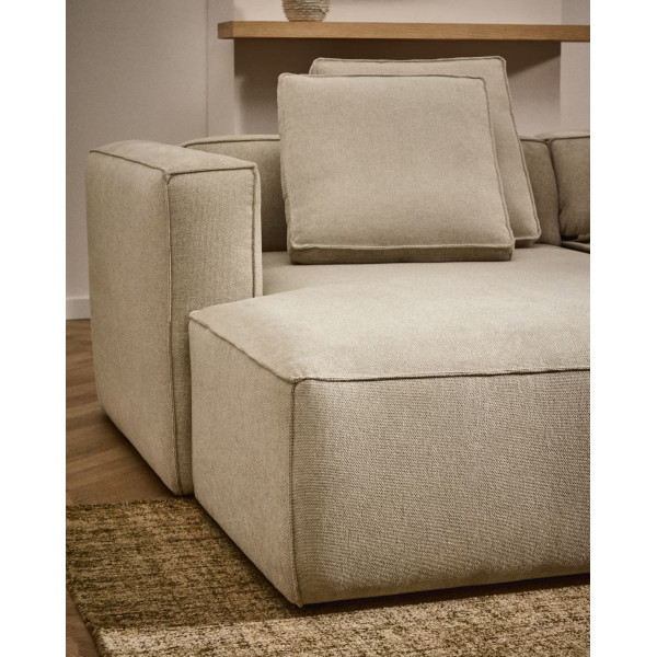 Кутовий диван розкладний 3-місний La Forma Marela S85341BK12 Бежевий 236 см-1