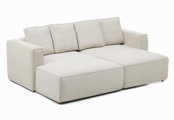 Кутовий диван розкладний 3-місний La Forma Marela S85341BK12 Бежевий 236 см-8