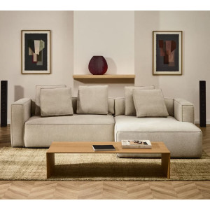 Кутовий диван розкладний 3-місний La Forma Marela S85342BK12 Бежевий 276 см