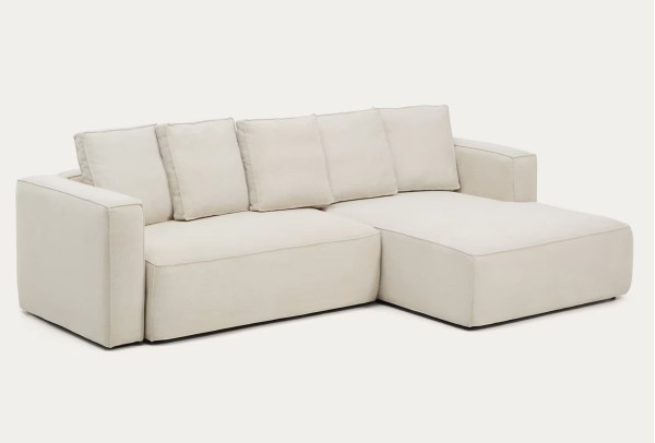 Кутовий диван розкладний 3-місний La Forma Marela S85342BK12 Бежевий 276 см-4