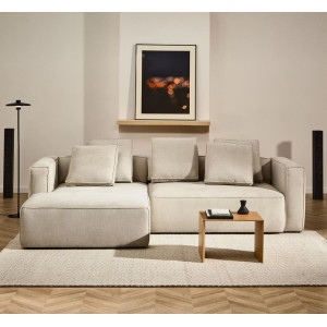 Кутовий диван розкладний 3-місний La Forma Marela S85343BK12 Бежевий 276 см