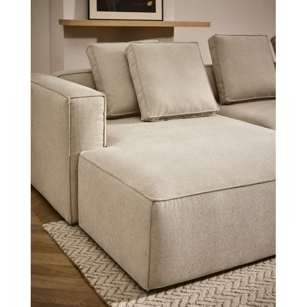 Угловой диван раскладной 3-местный La Forma Marela S85343BK12 Бежевый 276 см-1