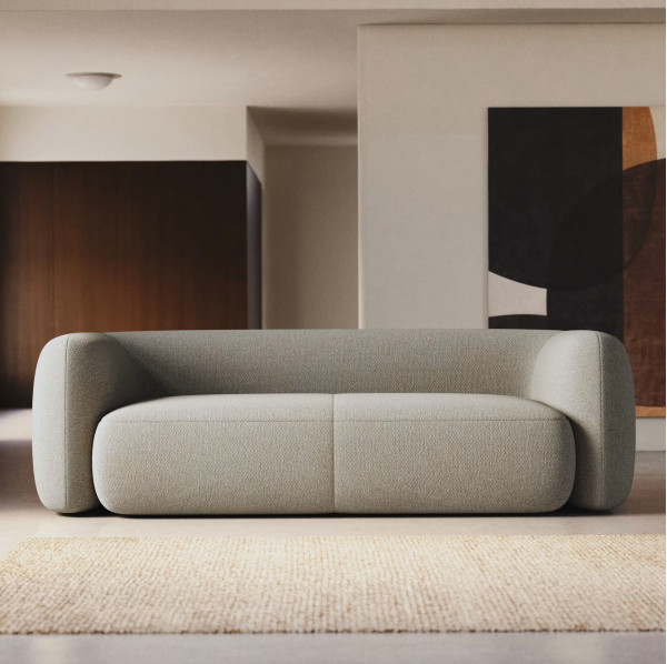 Диван 3-місний La Forma Martina S83130NR36 Сірий 246 см-0