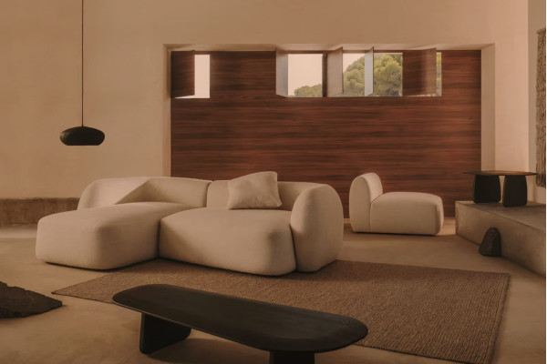 Диван 2-місний La Forma MARTINA S84321NR39 Білий 230х178 см-1