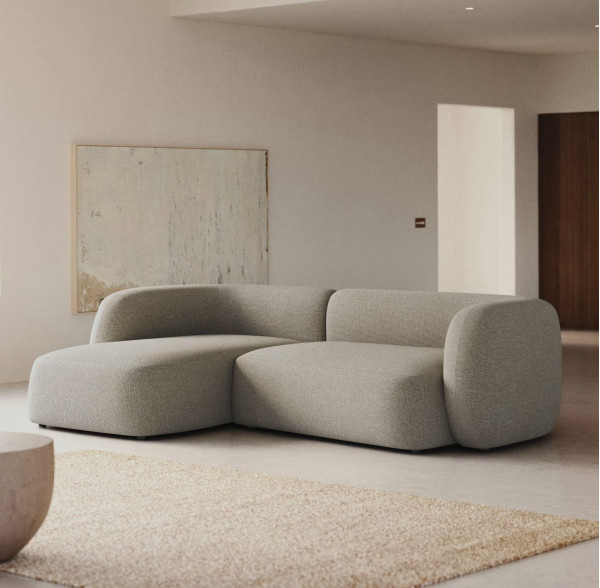 Диван модульний кутовий 3-місний La Forma Martina S84341NR36 Сірий 287 см-0