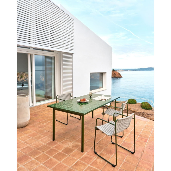 Садовий стіл La Forma Maurina T00064KK06 Зелений 182х91 см-1