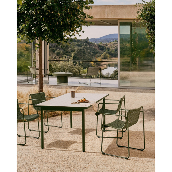 Садовий стіл La Forma Maurina T00065KK39 Екрю 223х101 см-1