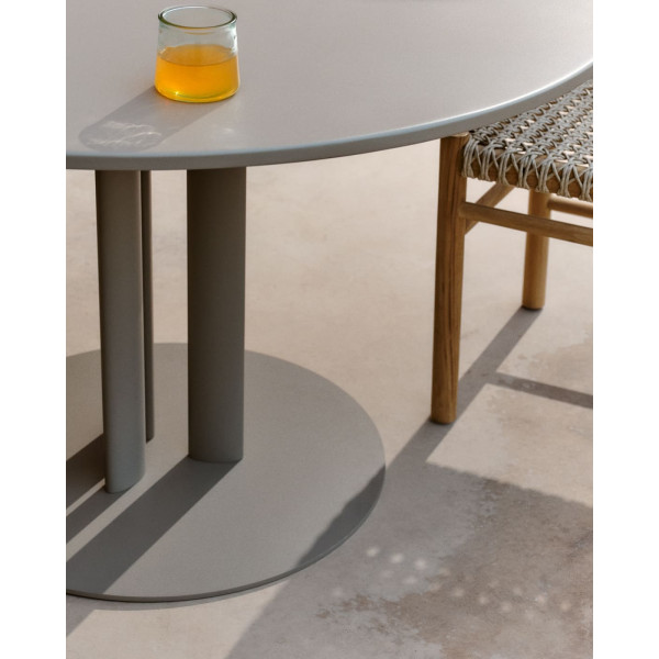 Cтол La Forma Sedalis O00101RR14 Серо-коричневый Ø 120 см-2