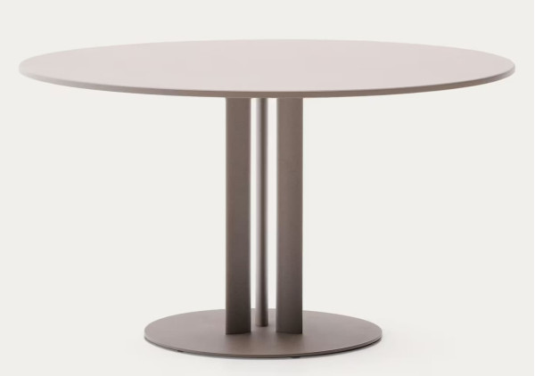 Cтол La Forma Sedalis O00101RR14 Серо-коричневый Ø 120 см-1