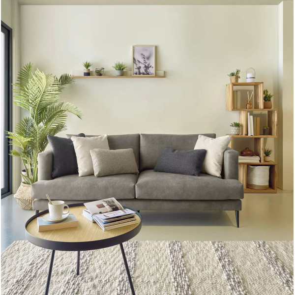 Диван 2-местный La Forma VINNY S490PT02 Темно-серый 183 см-0