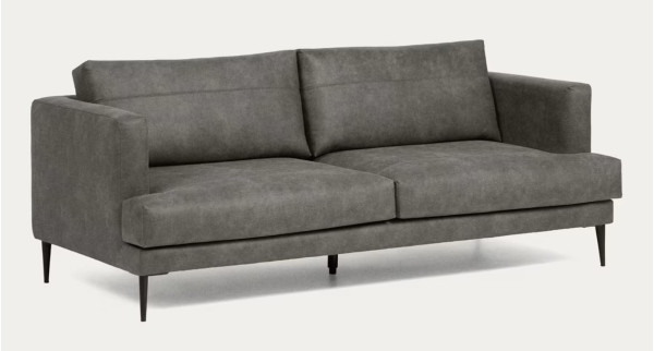 Диван 2-местный La Forma VINNY S490PT02 Темно-серый 183 см-1