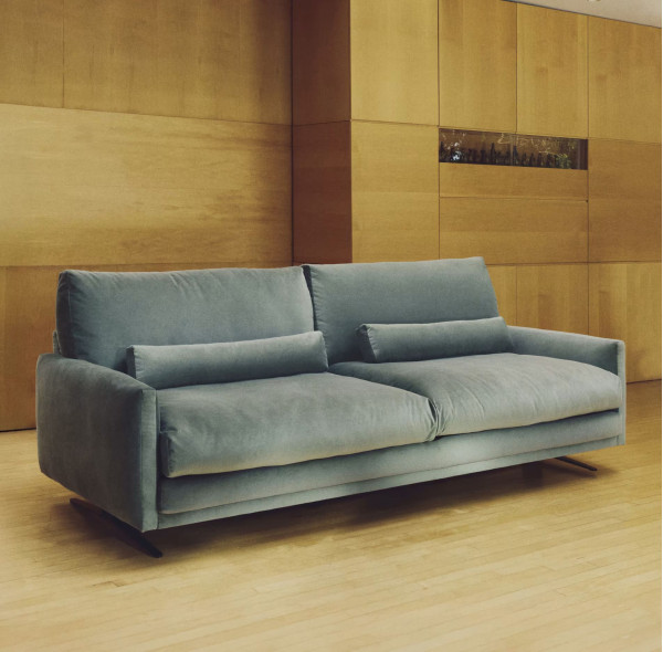 Диван 3-місний La Forma Veliro S81330ZF06 Зелений 240 см-0