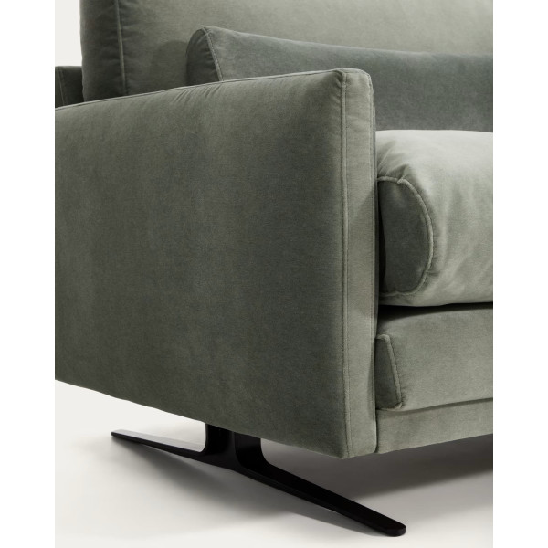 Диван 3-місний La Forma Veliro S81330ZF06 Зелений 240 см-8