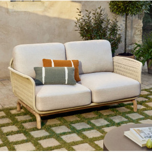 Диван 2-местный La Forma Alipa O00319RO12 Экрю 165 см