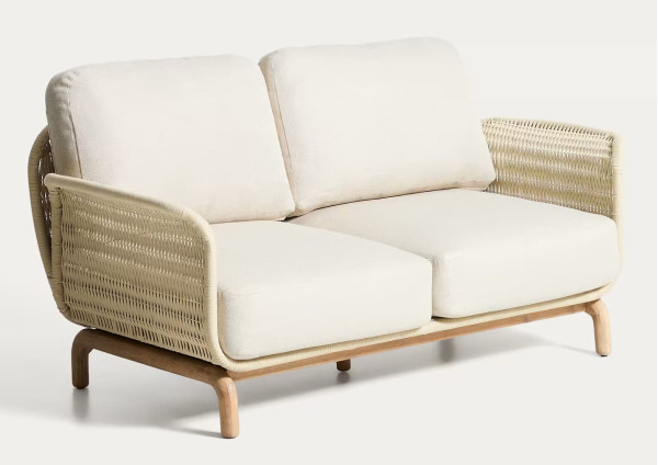 Диван 2-местный La Forma Alipa O00319RO12 Экрю 165 см-6