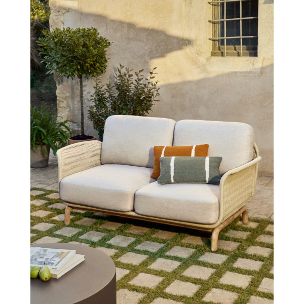 Диван 2-местный La Forma Alipa O00319RO12 Экрю 165 см-1