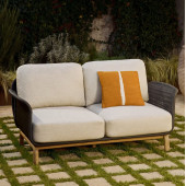 Диван 2-местный La Forma Alipa O00319RO15 Темно-серый 165 см