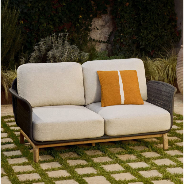 Диван 2-місний La Forma Alipa O00319RO15 Темно-сірий 165 см-0