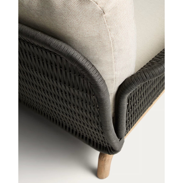 Диван 2-місний La Forma Alipa O00319RO15 Темно-сірий 165 см-9