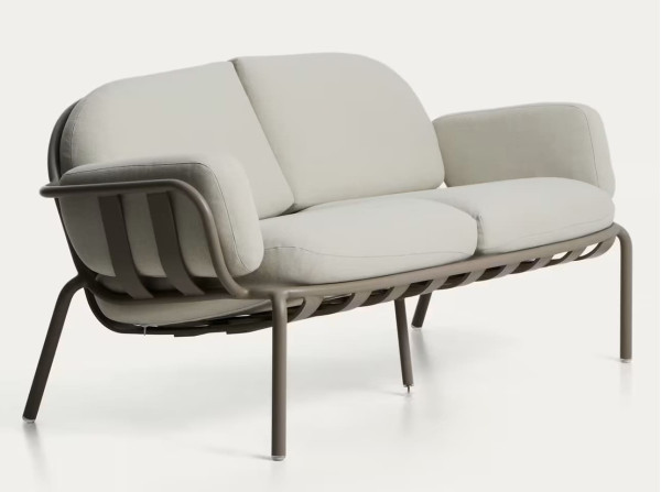 Диван 2-местный La Forma JONCOLS O1030022GP12 Taupe/бежевый 164 см-4