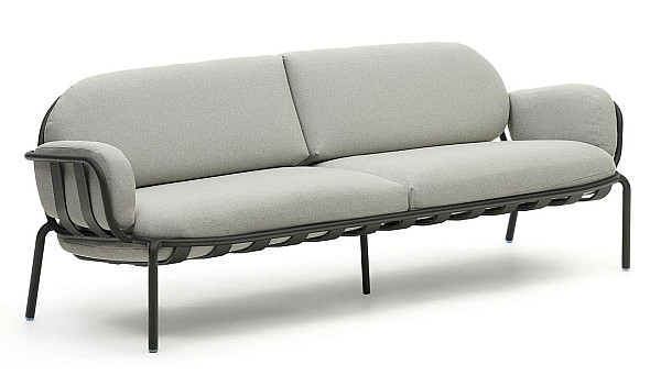 Диван 3-местный La Forma JONCOLS O1030030GP03 Серый 225 см-1