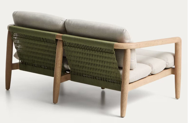 Уличный диван 2-местный La Forma Menfi O00502RO19 136 см-9