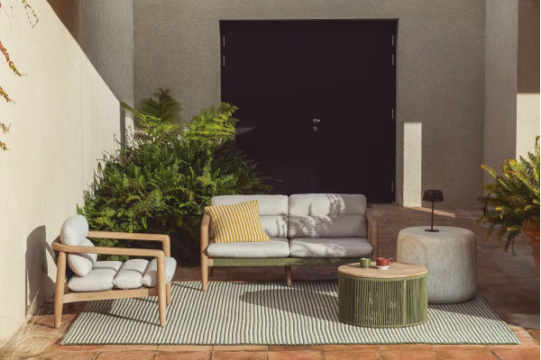 Уличный диван 2-местный La Forma Menfi O00502RO19 136 см-3