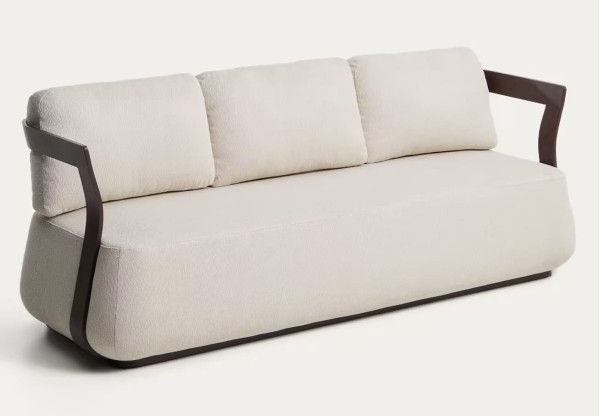 Диван 3-местный La Forma Tamaris O00654FA09 Коричневый 217 см-6