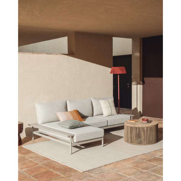 Угловой садовый диван La Forma Vathi O00619FA11 Бежевый-10