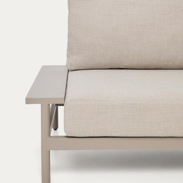 Угловой садовый диван La Forma Vathi O00619FA11 Бежевый-3