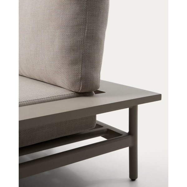 Угловой садовый диван La Forma Vathi O00619FA11 Бежевый-7