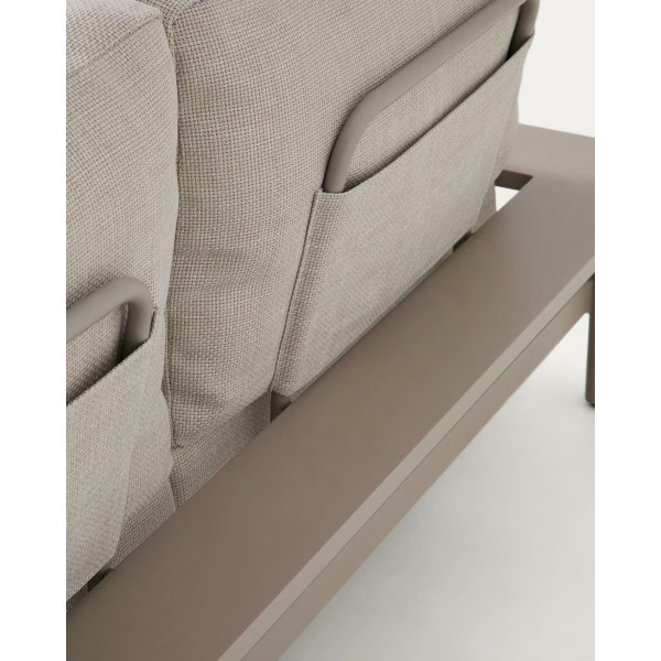 Угловой садовый диван La Forma Vathi O00619FA11 Бежевый-2