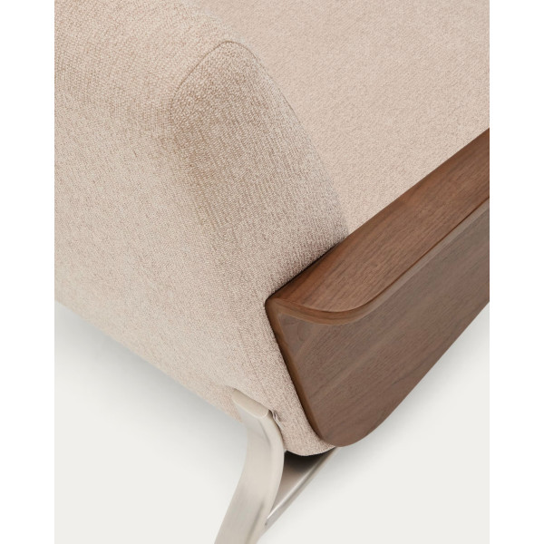 Диван 2-местный La Forma Amsen S00110FA11 Светло-коричневый 150 см-9