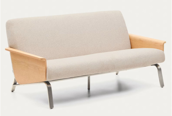 Диван 2-местный La Forma Amsen S00110FA12 Бежевый 150 см-6