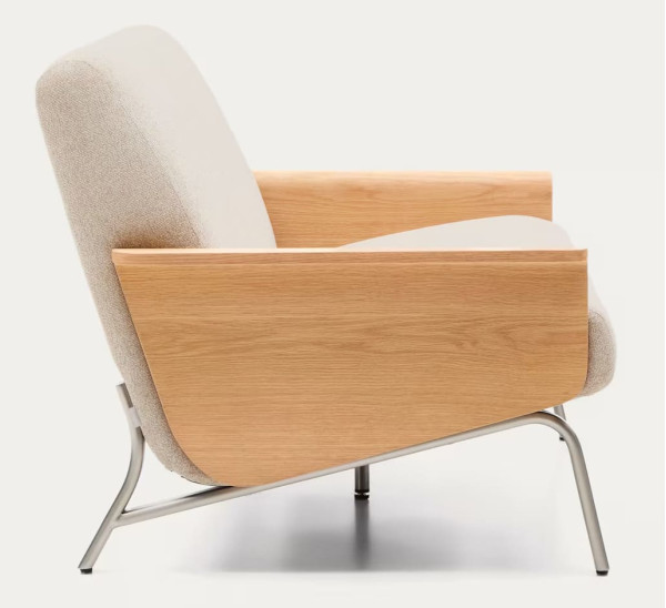 Диван 2-местный La Forma Amsen S00110FA12 Бежевый 150 см-7