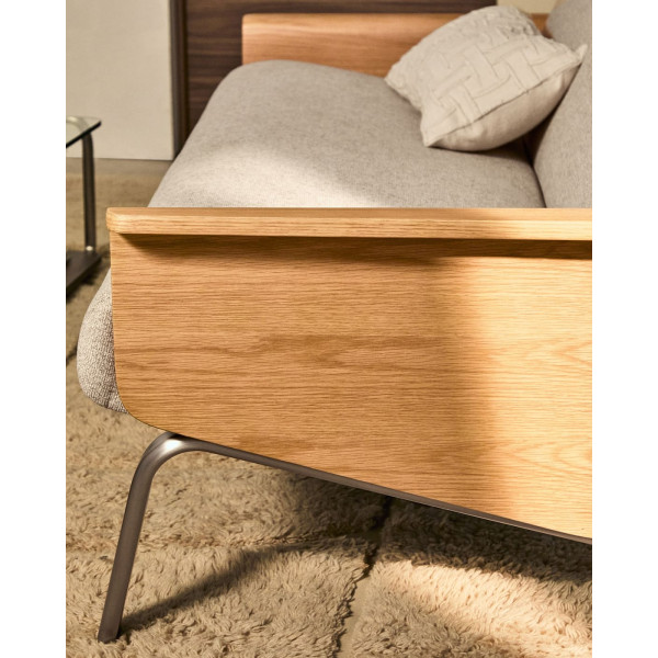 Диван 2-местный La Forma Amsen S00110FA12 Бежевый 150 см-4