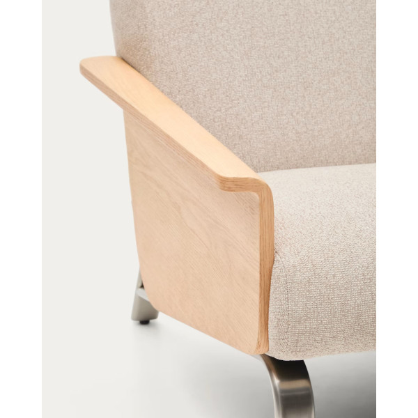 Диван 2-местный La Forma Amsen S00110FA12 Бежевый 150 см-10